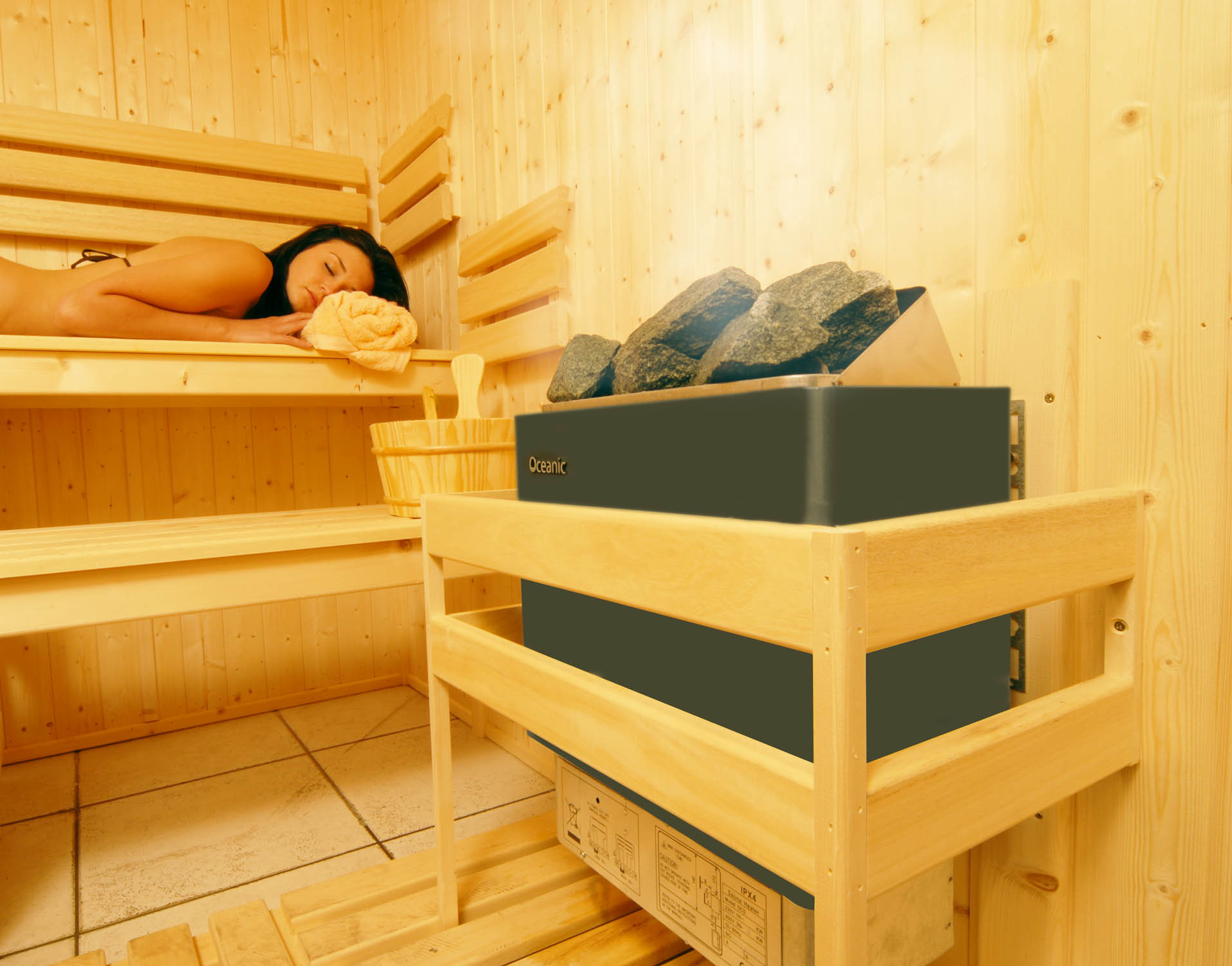 Oceanic Finnish Sauna Home OCSB Heater