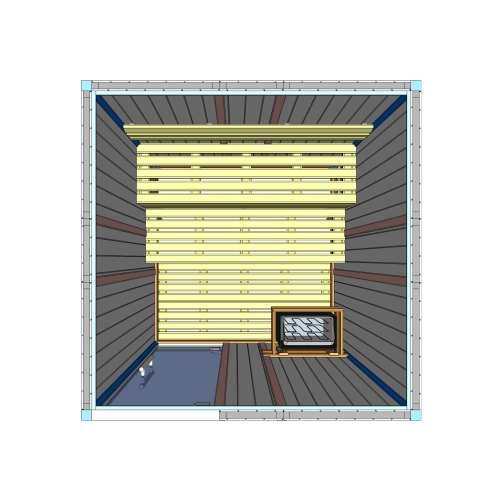 Traditional Sauna 4 Person SA-2525-A