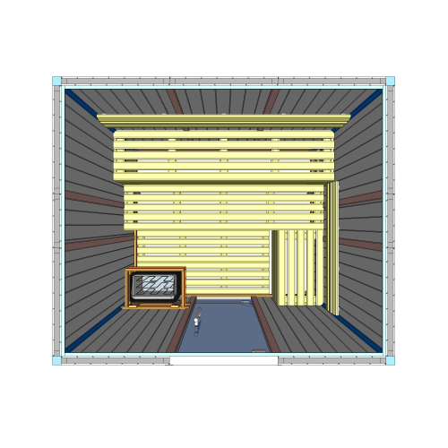 Traditional Sauna 4 Person SA-2530-A