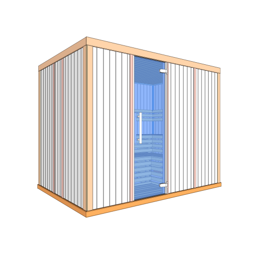 Traditional Sauna 6 Person SA-2540-A