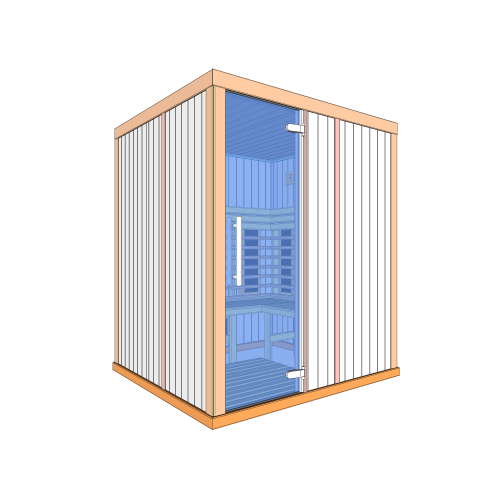4 Person Home Infrared Saunarium IR2525-SP