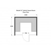 6 Person Home Turkish Steam Room Model 5C