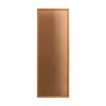 Sauna bronze glass panel Hemlock frame 