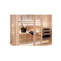 D1525 Sauna Bench, Backrest & Floor Mat Kit 