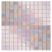 Pearl White iridescent - Soft Edge 320 x 320mm